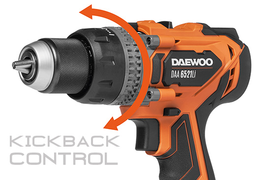 Akumuliatorinis gręžtuvas DAEWOO DAA 6521Li SET