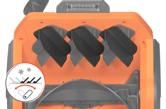 Sniego valymo mašina akumuliatorius DAEWOO DAST 3421Li SET