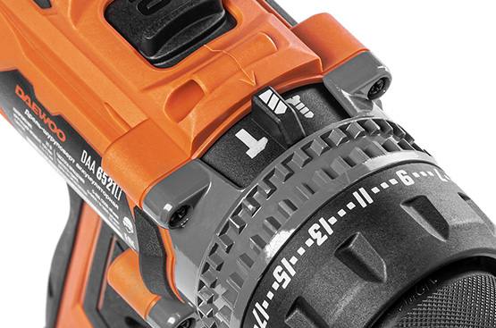 Akumuliatorinis gręžtuvas DAEWOO DAA 6521Li SET