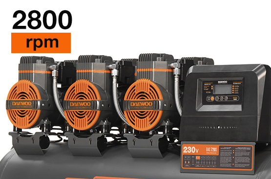 Oil Free Air Compressor  DAEWOO DAC 720S