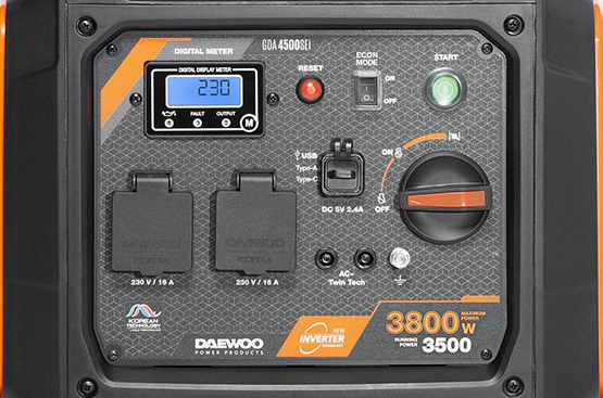 Inverter Petrol Generator DAEWOO GDA 4500SEi