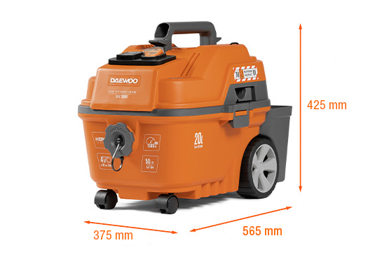 Wet-Dry Vacuum Cleaner DAEWOO DAVC 2000S