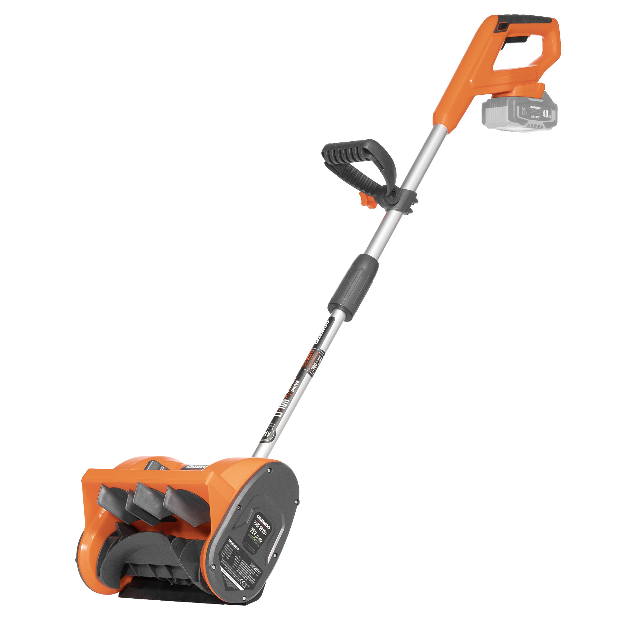 The snowplow is rechargeable DAEWOO DAST 3221Li