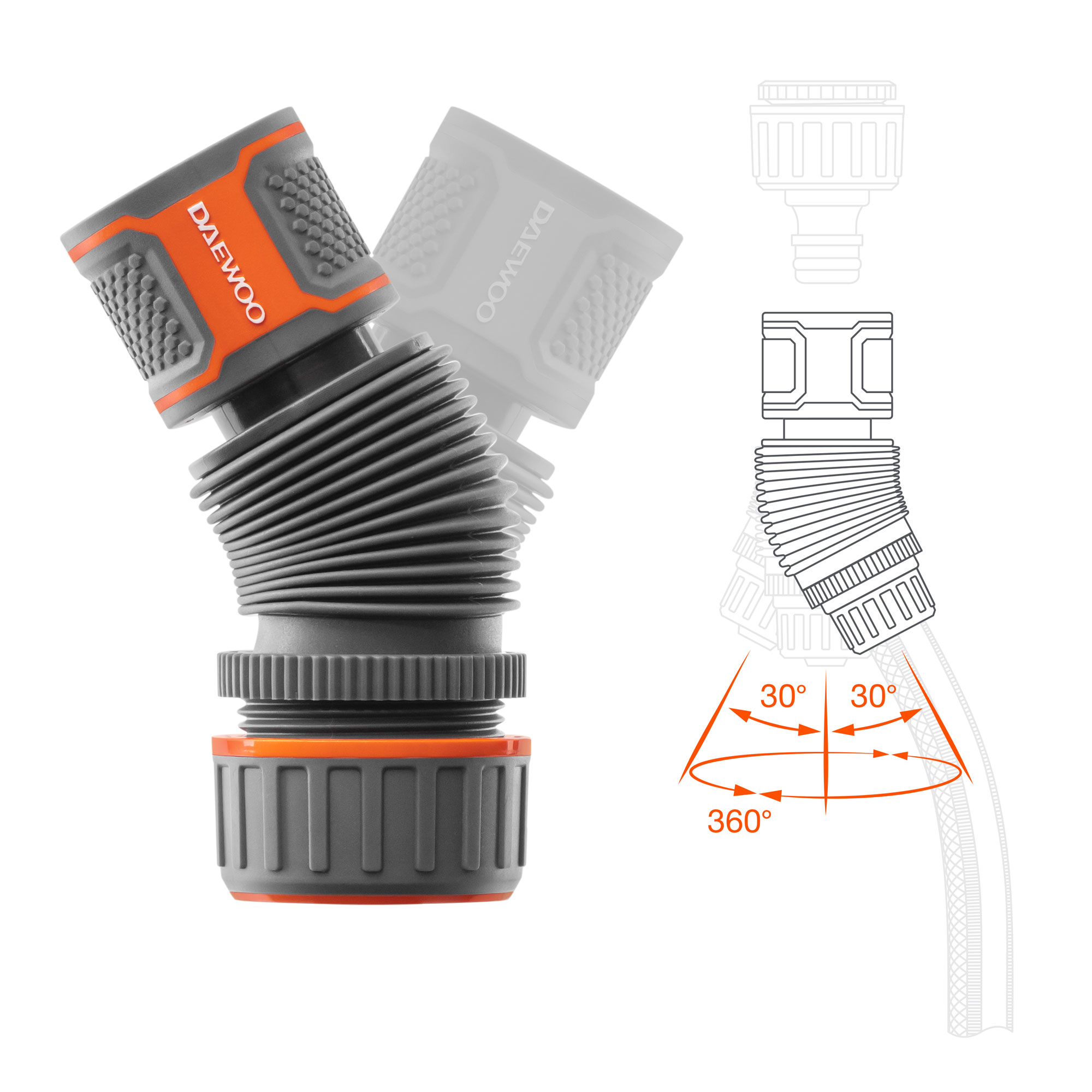 Hose Connector Flexible DAEWOO DWC 2819
