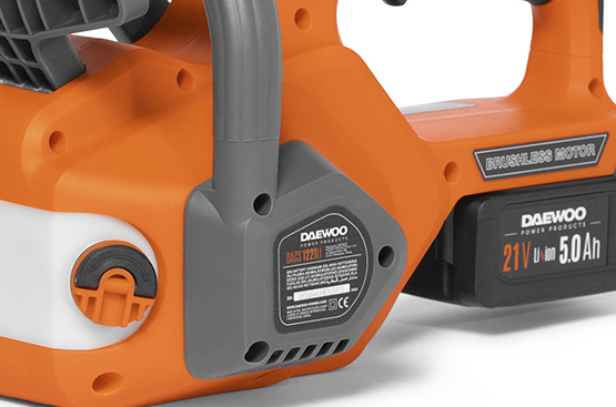 Akumuliatorinis  grandininis pjūklas DAEWOO DACS 1221Li SET
