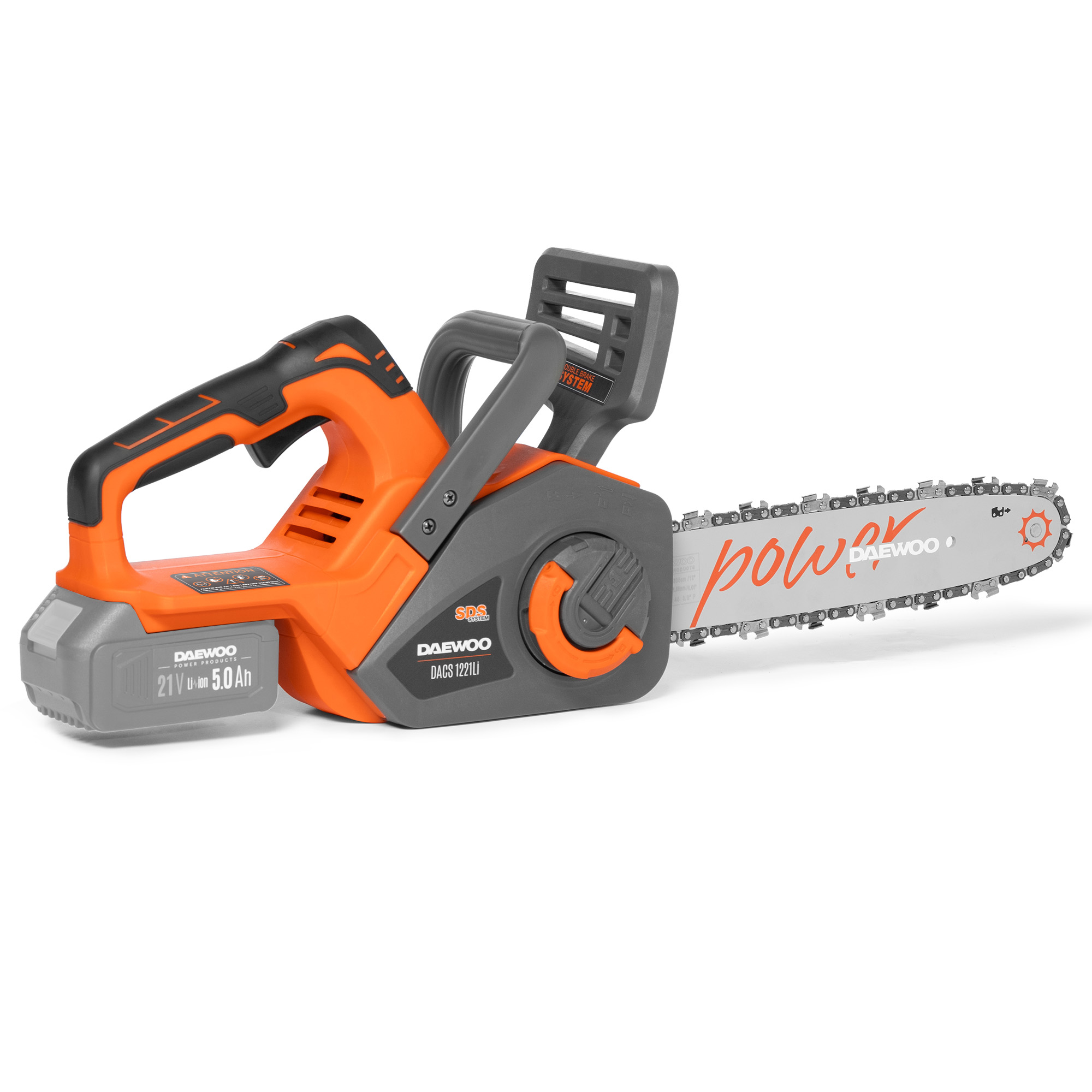 Akumuliatorinis  grandininis pjūklas DAEWOO DACS 1221Li